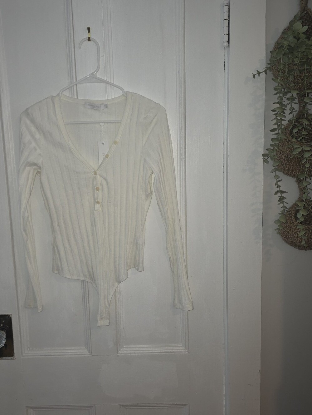 Jonathan Simkhai Ribbed Long Sleeve Bodysuit